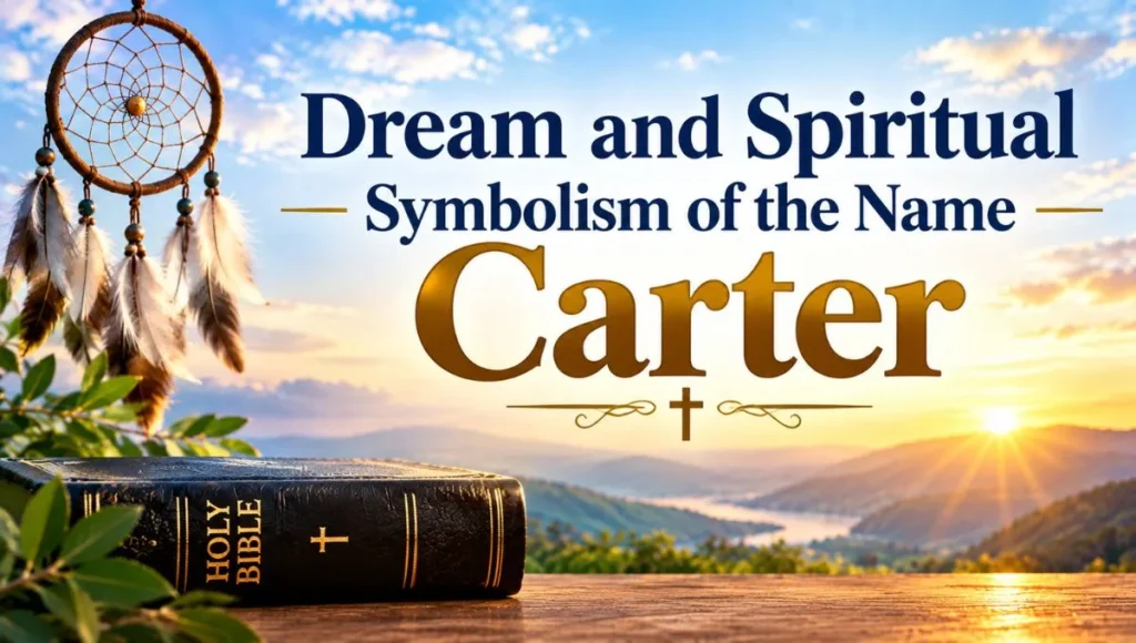 Dream and Spiritual Symbolism of the Name Carter