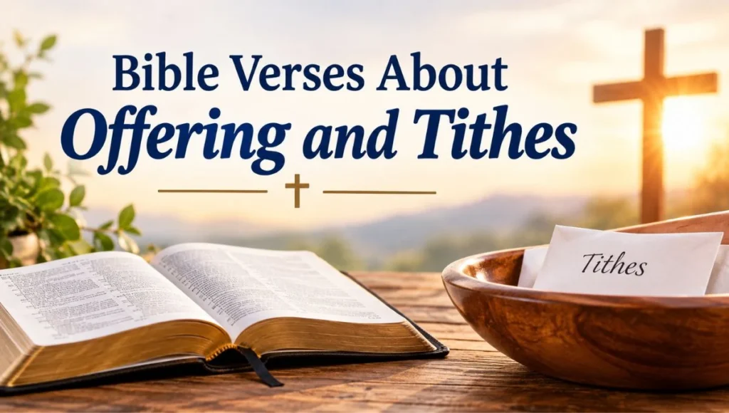 Bible Verses About Offering and Tithes