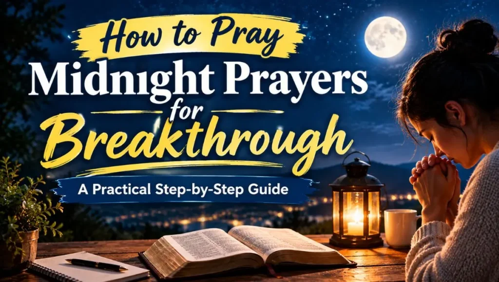 How to Pray Midnight Prayers for Breakthrough: A Practical Step-by-Step Guide