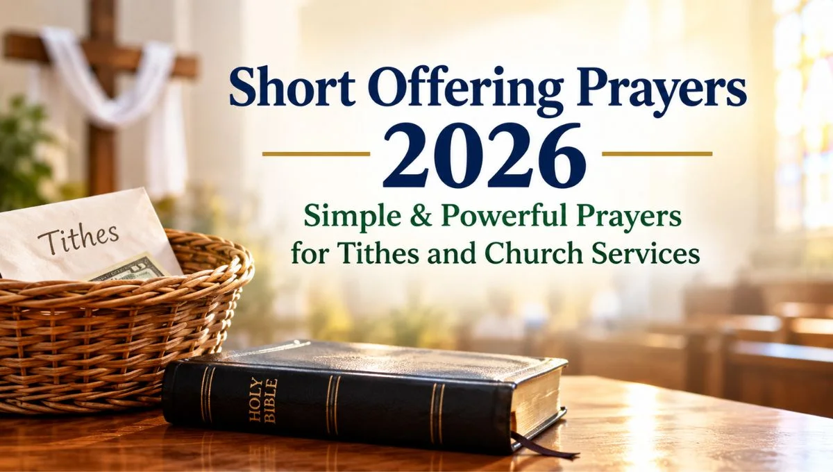 Short Offering Prayers 2026: Simple & Powerful Prayers for Tithes and Church Services